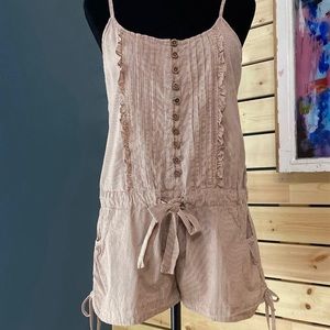 Pinstripe Romper sz M